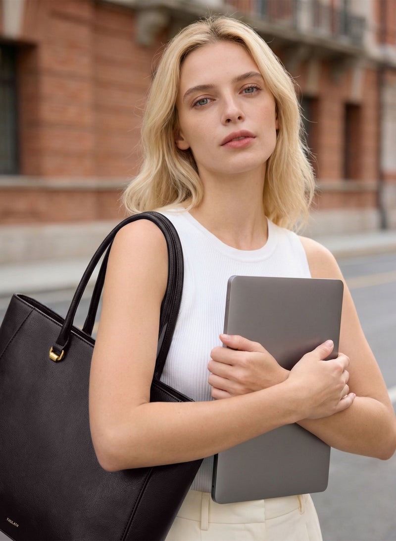 Thulath Women's Tote Bag, Vegan Leather, Large Capacity Bag, Commuter Bag, The perfect gift choice - Image 5